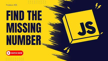 Find the Missing Number in an Array | JavaScript Coding Challenge | Problem #05