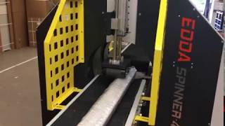 Profile packing line with air bubble film for a perfect protection.