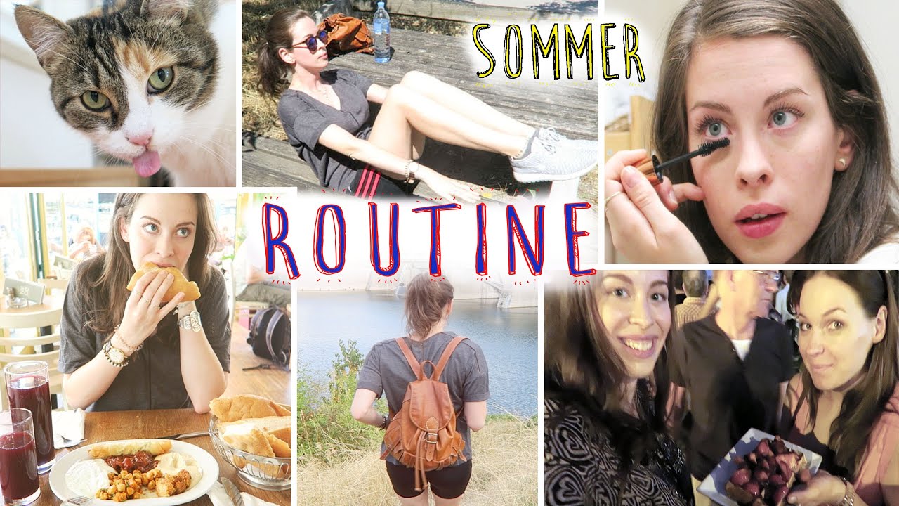 SOMMER ROUTINE: SPORT, Make-Up, MAMA, FREUNDE, ESSEN | SOMMER in WIEN - HOTSPOTS | Ferien Edition