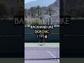 Backhand like Djokovic 2 tips 🔥 #shorts