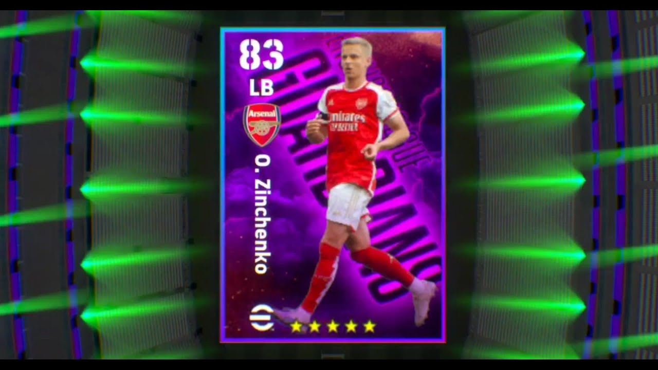 eFootball 2024 Oleksandr Zinchenko 99 Point get English League