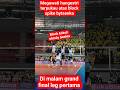Megawati hangestri terpukau dengan block shindy atas spike bytsenko di malam grand final leg pertama