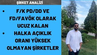 Borsada Ucuz Kalan Finans, Sanayi Ve Hizmet Sektörü Şirketleri