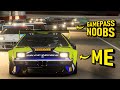 Forza motorsport racing a horde of game pass noobs