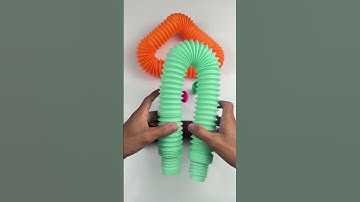 Creating Rainbow and Oranges POP #diy #satisfyingvideos #relaxing #crunchy #oddasmr #poptubesounds