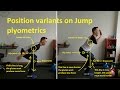 Using plyometric position to bias glutes or quads.