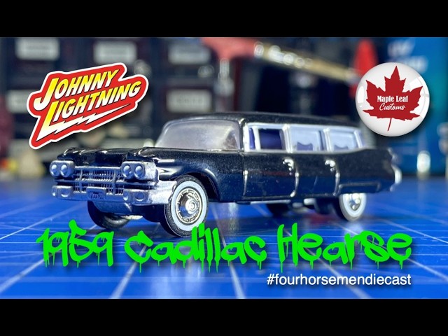 Johnny Lightning 1959 Cadillac hearse (433) Four Horsemen movie