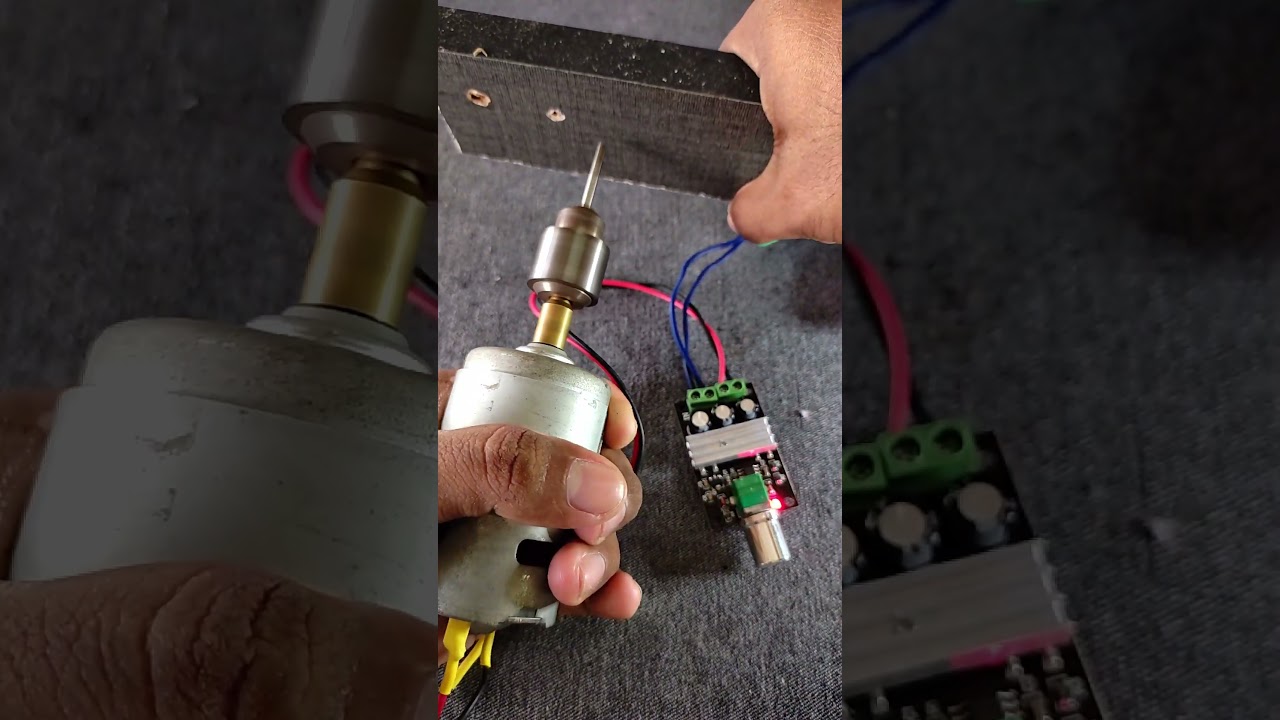775 DC Motor Drilling With 3A PWM Speed Controller
