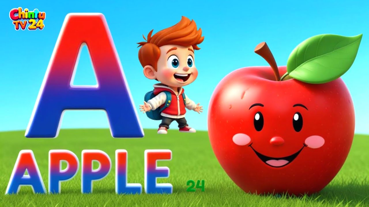 A for Apple, B for Ball - ABC Phonics Song | Alphabet Learning for Kids ...