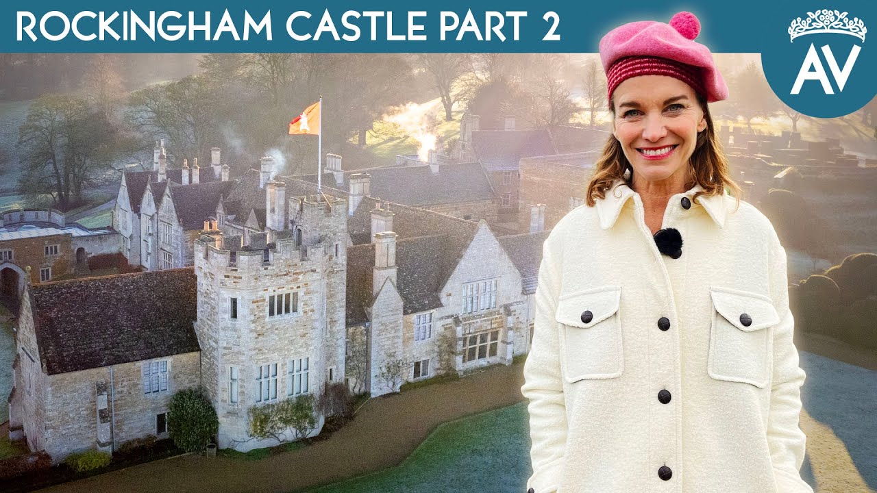 ROYAL HISTORY & an ANCIENT Cobbled Street  - Rockingham Castle Pt. 2