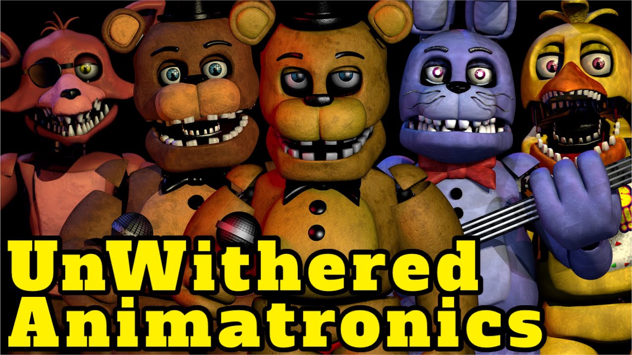 Ranking Every FNAF 2 Unwithered Animatronic - YouTube