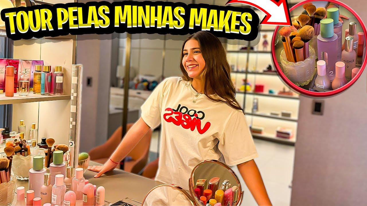TOUR DA MINHA PENTEADEIRA COMPLETA! 💄😍 VEM VER COMIGO!
