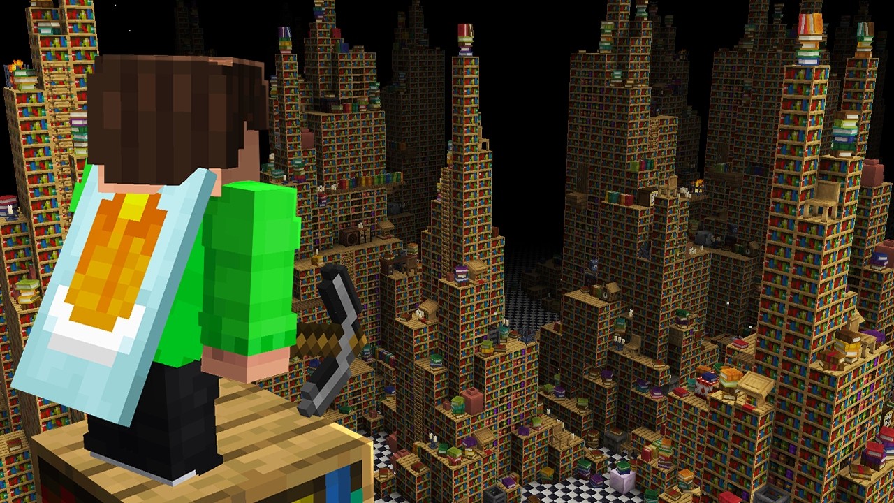 Något är fel med den här Minecraft dimensionen...