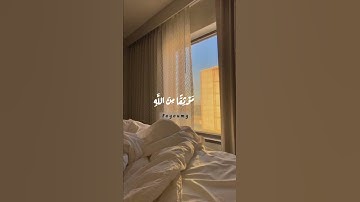 "فَلَمَّا اسْتَيْأَسُوا مِنْهُ خَلَصُوا نَجِيًّا" حالات واتس قرآءن كريم القارئ اسلام صبحي 🧡