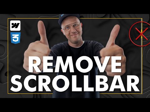 Remove Default Browser Scrollbar in Webflow — Easy Step-by-Step Guide