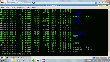 How to create a file by using touch command