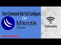 Show all configuration with One command on Mikrotik router