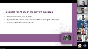Use of AI and Machine Learning for Evaluation Synthesis