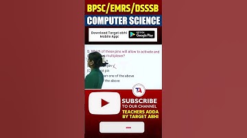 BPSC/EMRS/DSSSB 2025 💻Compute Science ✅ #computerteacher #ICT #bpsctre4 #dsssb2024