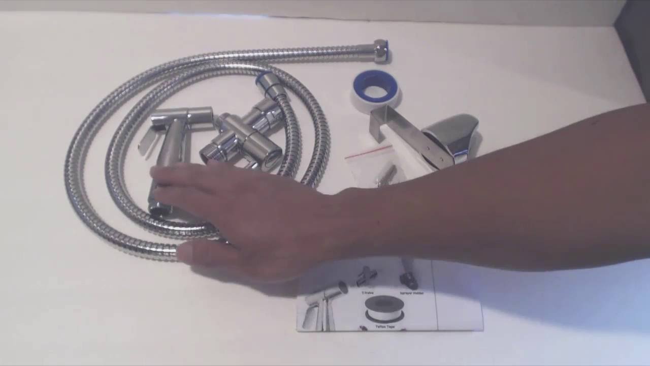 How To Install A Handheld Bidet Sprayer Installation And Review Youtube