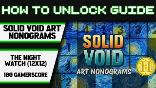 Solid Void Art Nonograms - The Night Watch (12x12) Achievement Guide screenshot 1