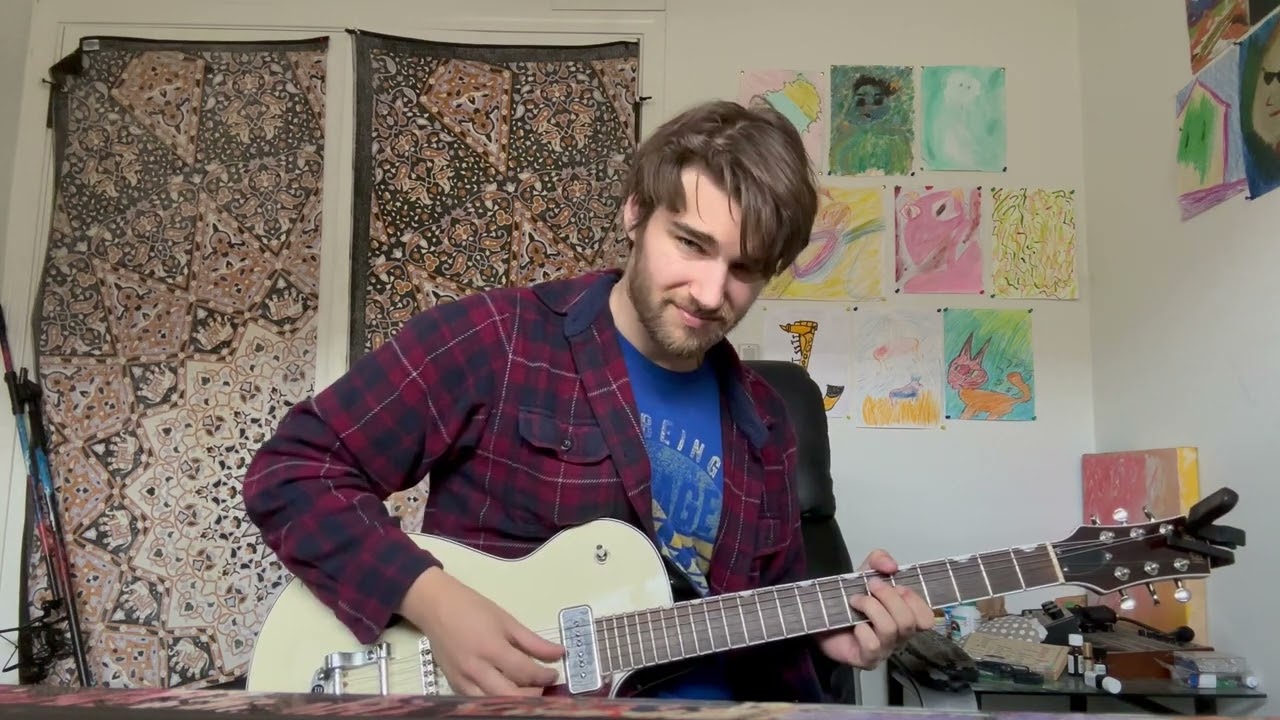 GRETSCH 5210 P90 CLEAN TONE DEMO - NO TALKING