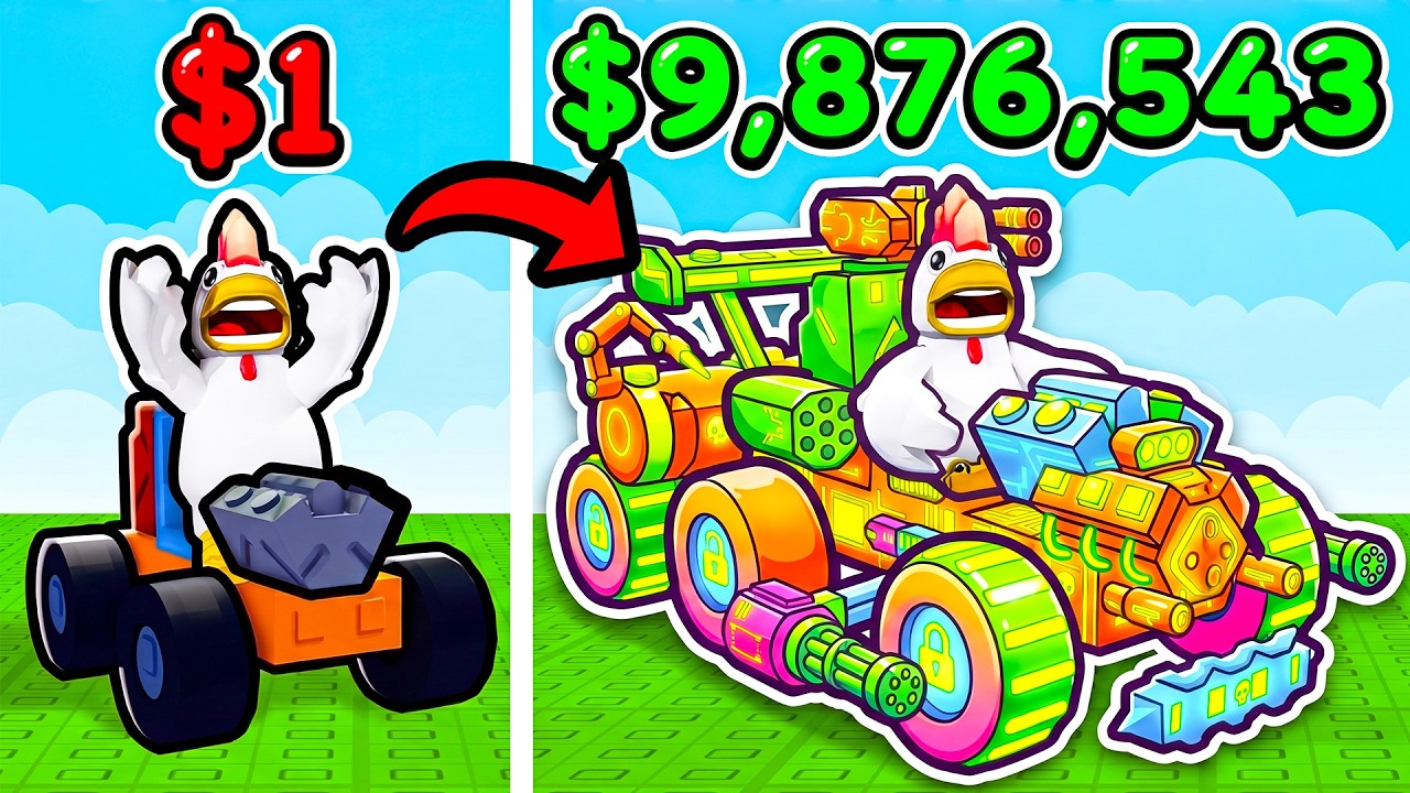 GIT GIT FOUGHT ZOMBIES WITH THE STRONGEST CAR! 😱🐔 - YouTube