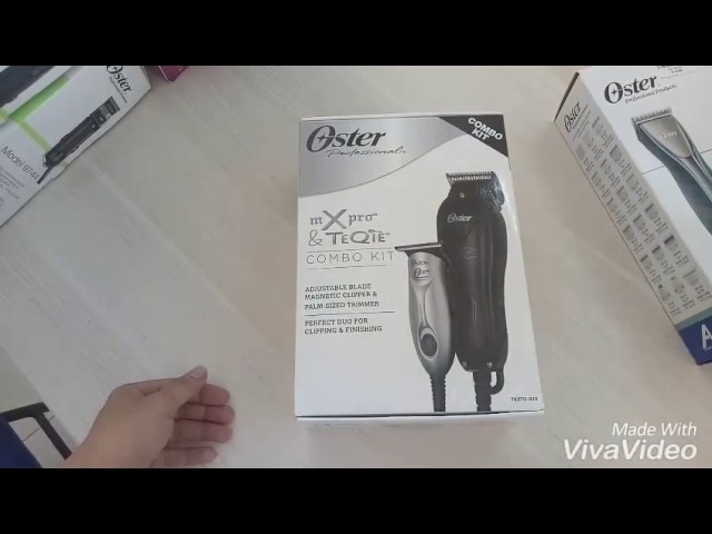 oster professional mx pro and teqie clipper combo