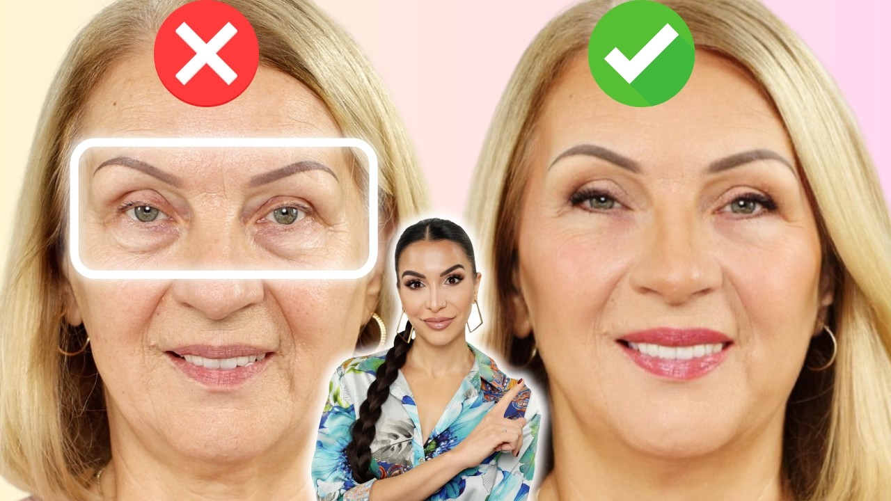 Больше никаких мешков под глазами! Быстрый повседневный макияж для зрелой кожи