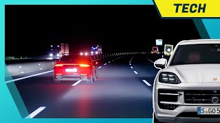 Porsche Hd-Matrix Led-Scheinwerfer Im Cayenne Im Test Nachtfahrt, Funktionen Und Details