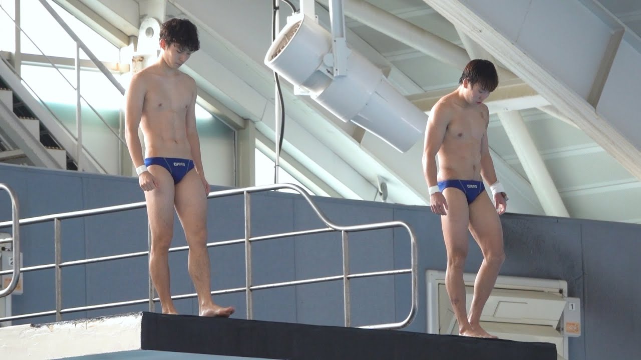 남자 다이빙 플랫폼 10m 싱크로  경기(신정휘, 신재욱)