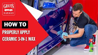 How to Apply Sprayable Ceramic Wax | Griot's Garage Ceramic 3in1 Wax