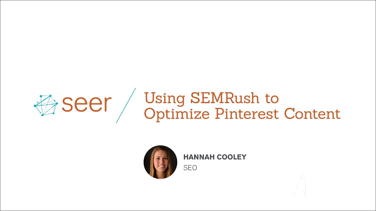 How to Optimize Pinterest Content For SEO Using SEMrush