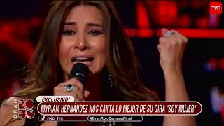 Myriam Hernández le canta al femicidio: &quot;Soy Mujer&quot;