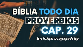 PROVÉRBIOS cap. 29 - Lendo a Bíblia Todo Dia - Nova Tradução Na Linguagem de Hoje PROVÉRBIOS cap. 29 - Lendo a Bíblia Todo Dia - Nova Tradução Na Linguagem de Hoje