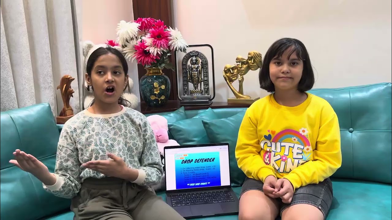 Save Water Game | Scratch Coding Project for kids | Kreativity League Competition | Code Quest