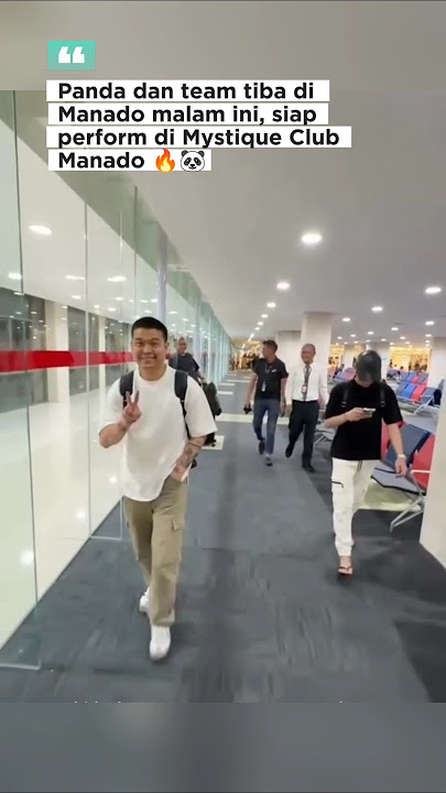 DJ Panda dan Team Tiba di Manado, Siap Perform di Mystique 🔥#djpanda #shortvideo #artist #viralvideo