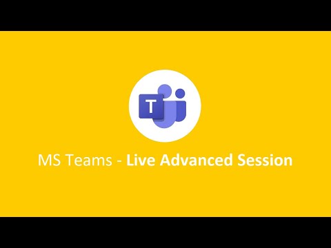 Microsoft Teams – Advanced Session for KU Faculty Members (English)