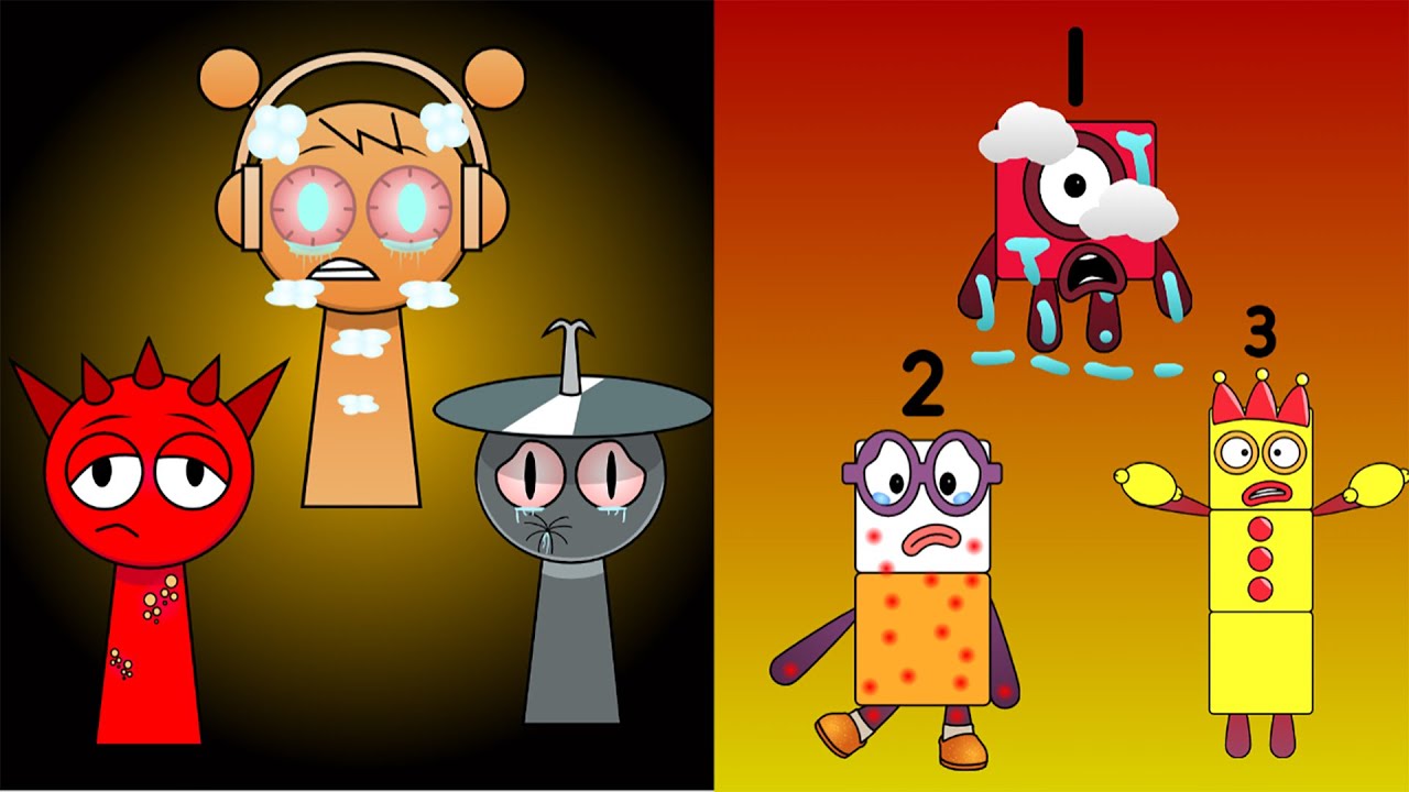 Incredibox Phobiasprunki Band Remastered 1-20 But PhobiaBlock VS NORMAL | Sprunki's Battle of Minds