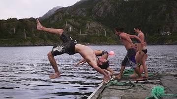 Part 1 - The Arrival - #Highline3k Worldrecord Attempt in Norway