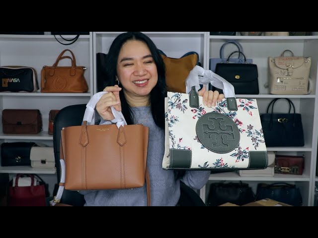 TORY BURCH BAG UNBOXING, PERRY TRIPLE TOTE, ELLA TOTE 1ST IMPRESSION