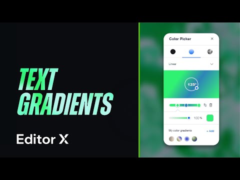 How To Create Gradient Text In Editor X (Hack Tutorial)