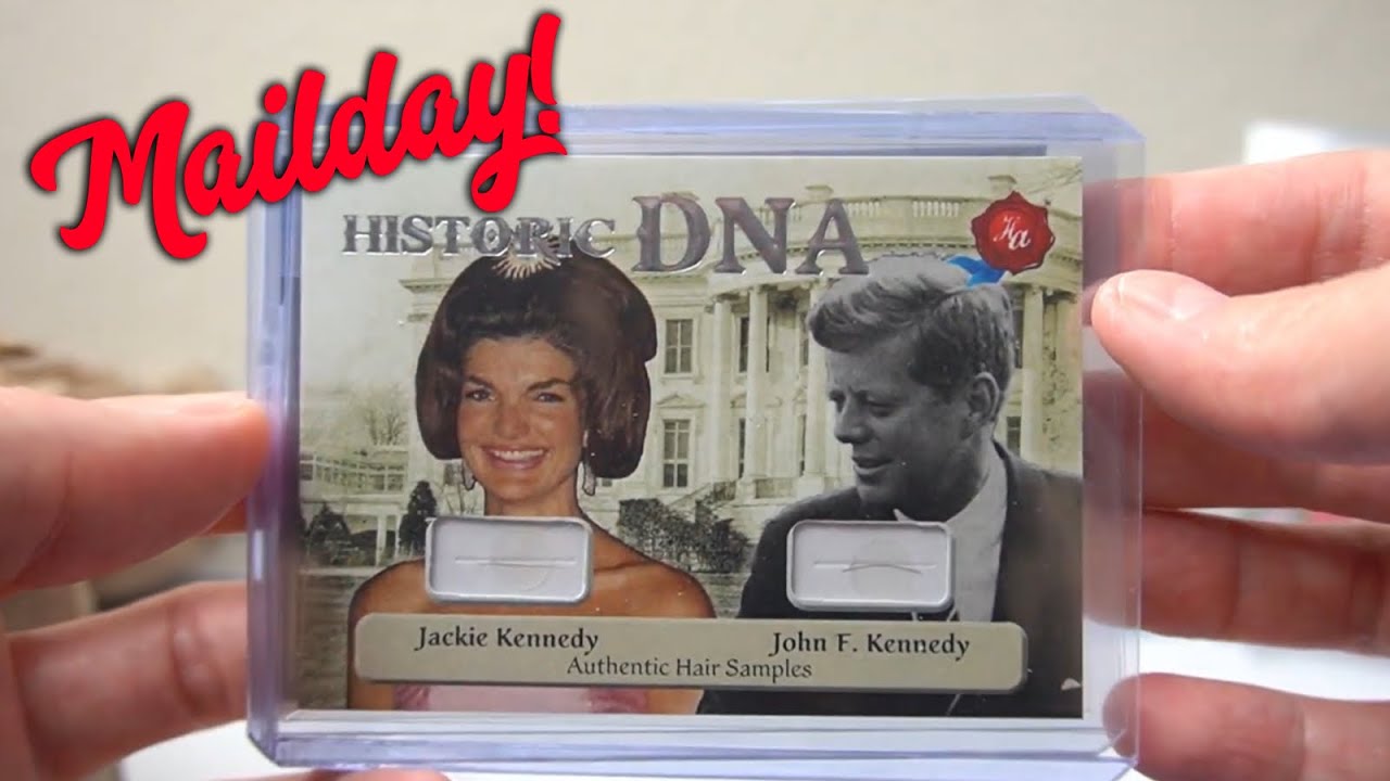 Presidential Mailday! Historic DNA JFK & Jackie Dual Hair Card +
