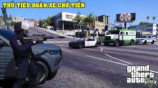 GTA 5 Sát Thủ Ngầm #7: Giả Danh Cảnh Sát Đặc Nhiệm Và  Nhiệm Vụ Nguy Hiểm Tấn Công Đoàn Xe Chở Tiền screenshot 3
