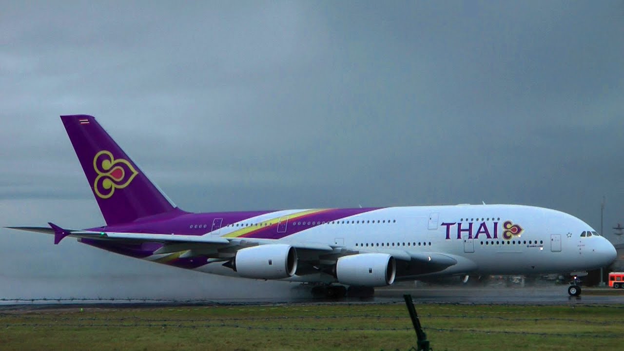 A380 First Flight Frankfurt Bangkok Thai Airways 16 December 12 Hd 1080p Youtube