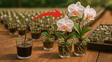How I Create Thousands of Phalaenopsis Orchids with Just 1 Cup of Coffee/ Easy