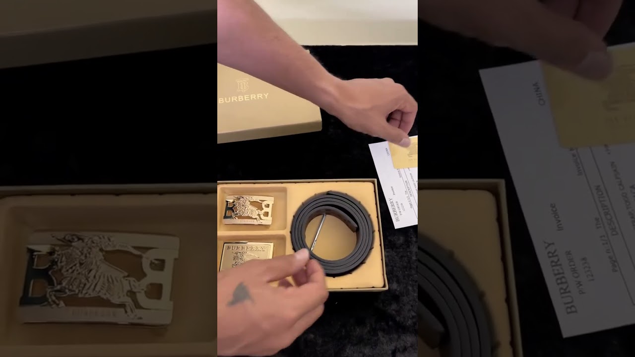 Brbrry Double Buckle 