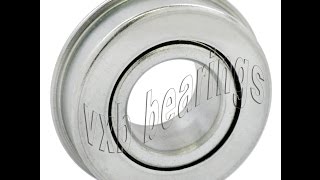 Stamped Steel Flanged Wheel Bearing 5/8"x1 3/8" inch