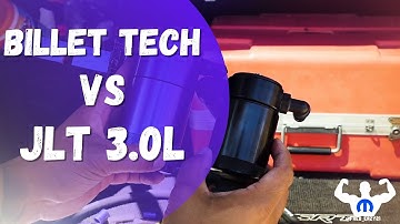 Billet Technology Oil Catch Can vs JLT 3.0L Performance Oil Separator on a Jeep Grand Cherokee SRT