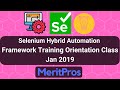 Selenium Hybrid Automation Framework Training Orientation Class Jan 2019